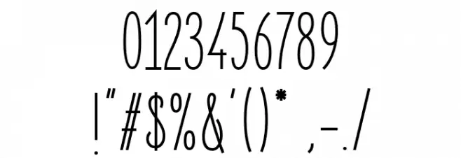 ElegantSans Font OTHER CHARS