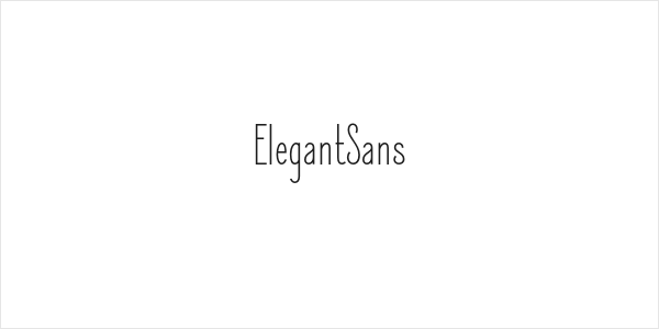 ElegantSans Logo