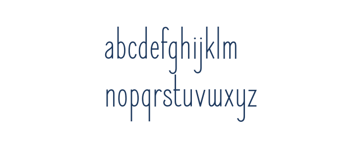 ElegantSans Lowercase