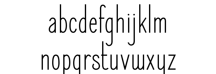 ElegantSans Font LOWERCASE
