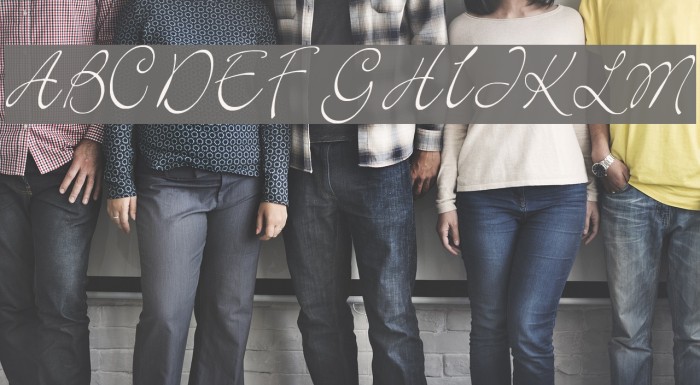 Elegant Font examples