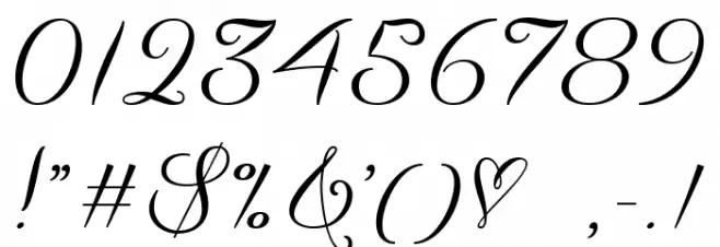 Eleganta-Regular Font OTHER CHARS