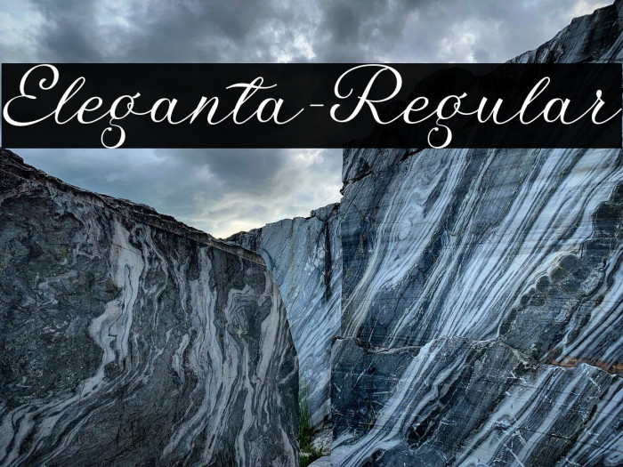 Eleganta-Regular Example 1