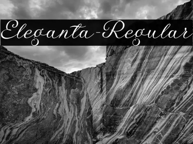 Eleganta-Regular Example 1