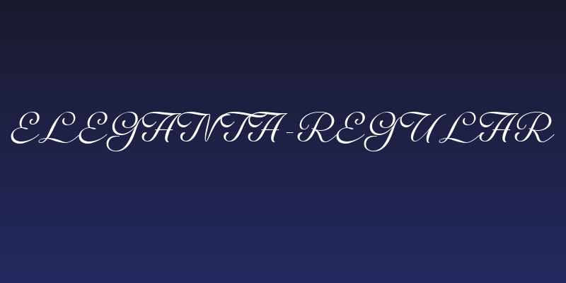 Eleganta-Regular Social Header