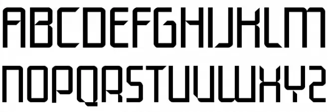 Elegante Normal Schriftart Groß