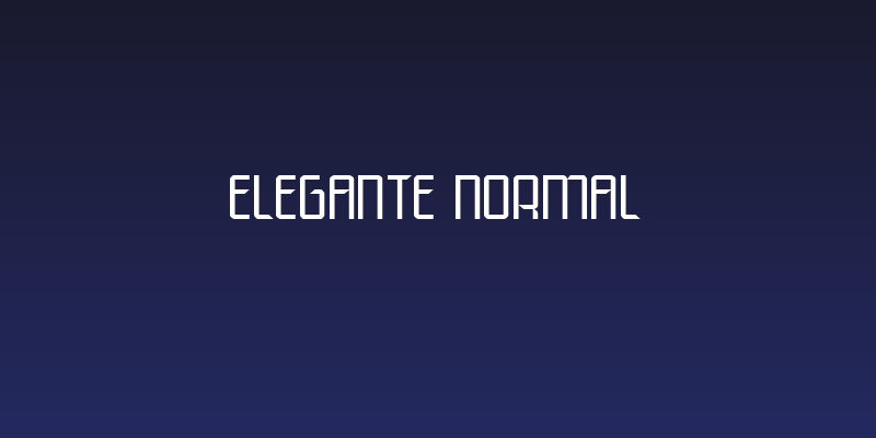 Elegante Normal Social Header