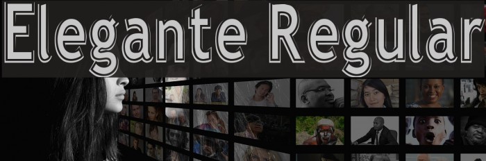 Elegante Regular Font examples