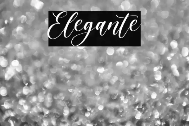 Elegante Font examples
