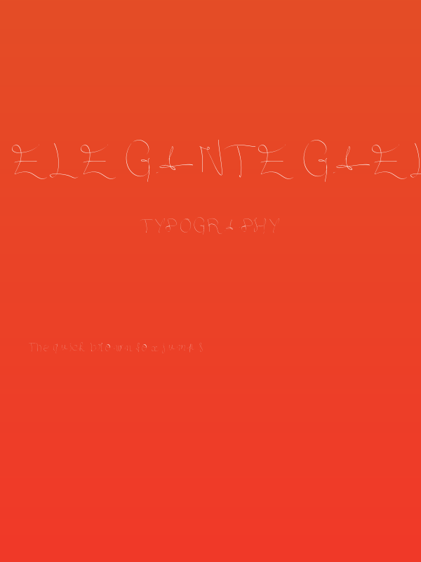 Elegantegaelle Poster