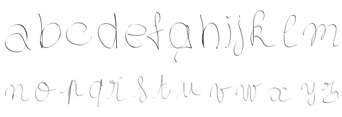 Elegantegaelle Font LOWERCASE
