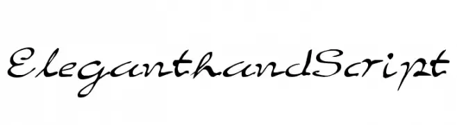EleganthandScript  Fuentes Gratis Descargar