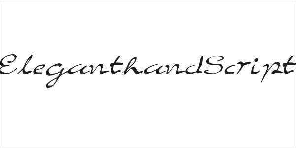 EleganthandScript Logo