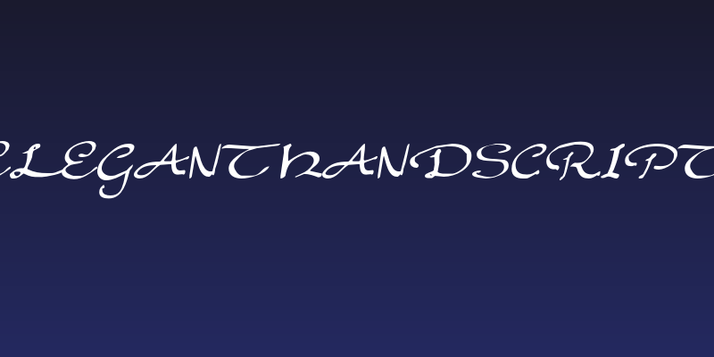 EleganthandScript Social Header