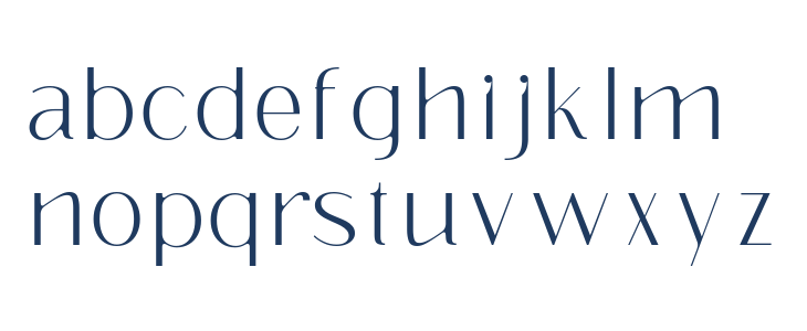 Eleganto Sans Thin Lowercase