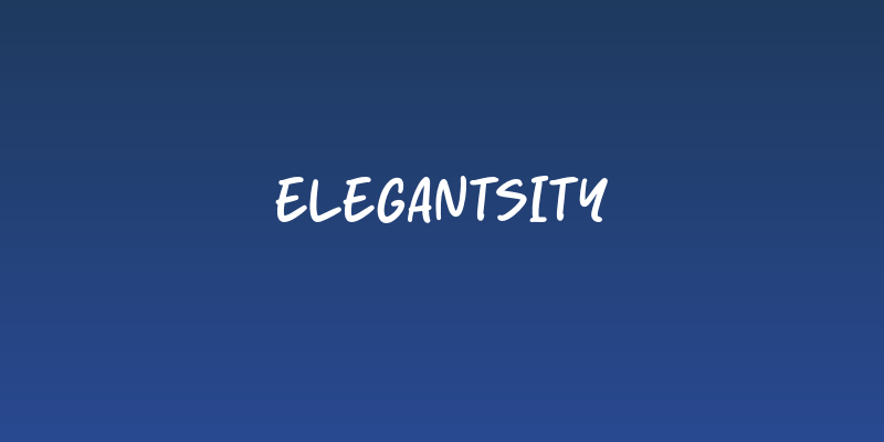 Elegantsity Social Header