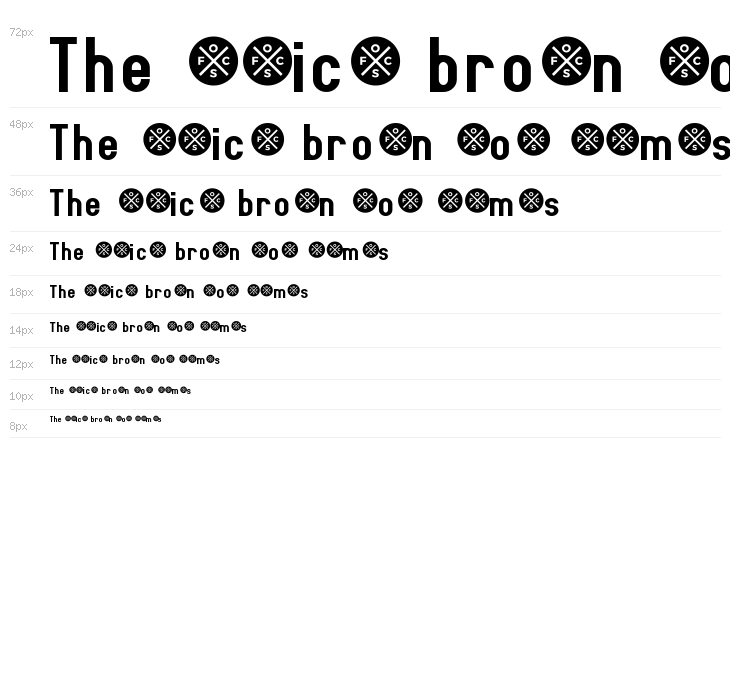 Elegrand Gothic Bold Demo Waterfall