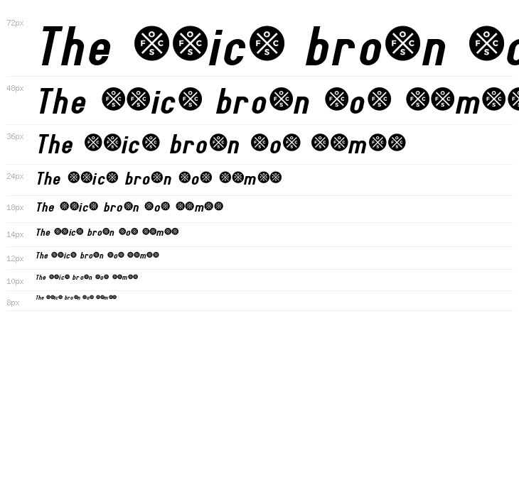 Elegrand Gothic Bold Italic Waterfall