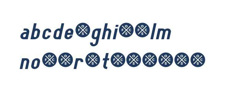 Elegrand Gothic Bold Italic Lowercase