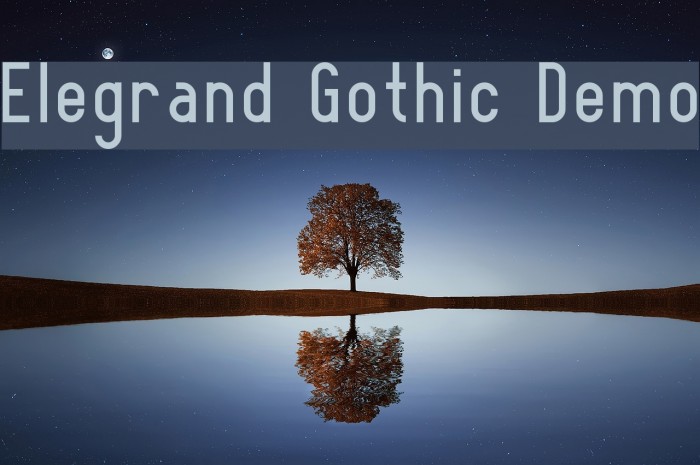 Elegrand Gothic Demo Example 2
