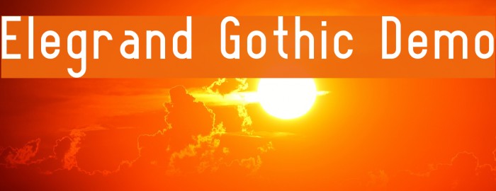 Elegrand Gothic Demo Example 3