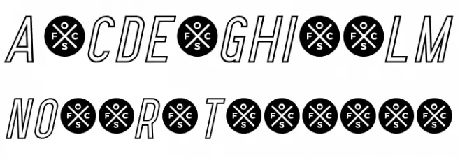 Elegrand Gothic Inline Italic Demo خط أحرف كبيرة