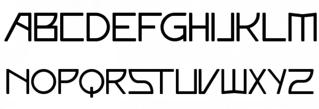 Elektora フォント 大文字
