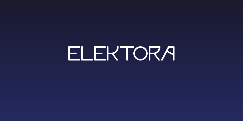 Elektora Social Header