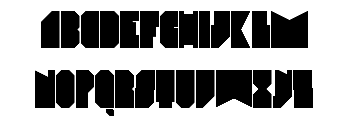 Elektro Regular Font LOWERCASE