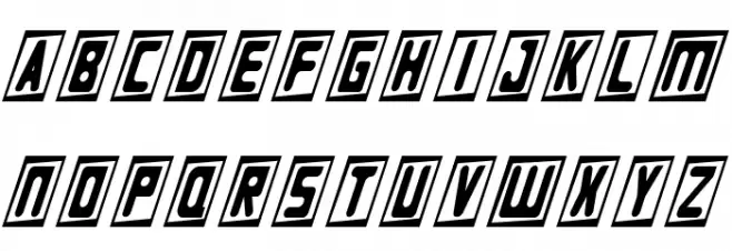 Elektroblooming Demo Italic Schriftart Groß