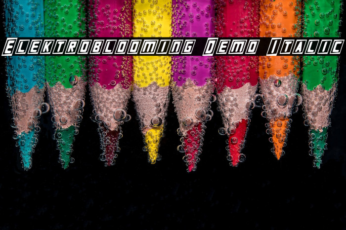Elektroblooming Demo Italic Example 1
