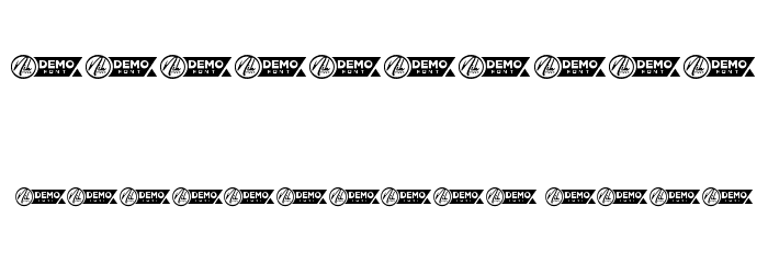 Elektroblooming Demo Strikethrough Font OTHER CHARS