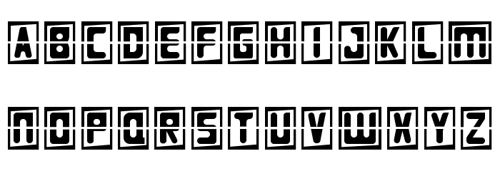 Elektroblooming Demo Strikethrough Font LOWERCASE