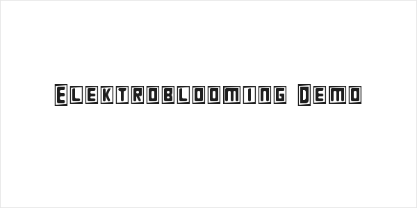 Elektroblooming Demo Logo