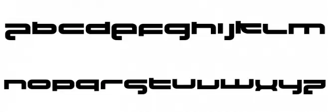 Elektrofant by Norwegian Ink フォント 大文字