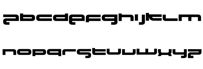 Elektrofant by Norwegian Ink Font LOWERCASE