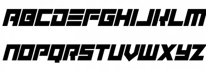 Elektronik Italic Fuentes MAYÚSCULAS
