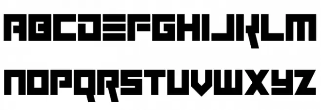 Elektronik Font LOWERCASE