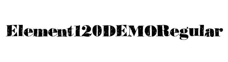 Element 120 DEMO Regular  Descarca Fonturi Gratis