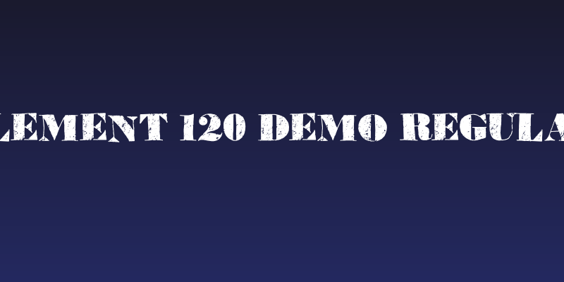 Element 120 DEMO Regular Social Header