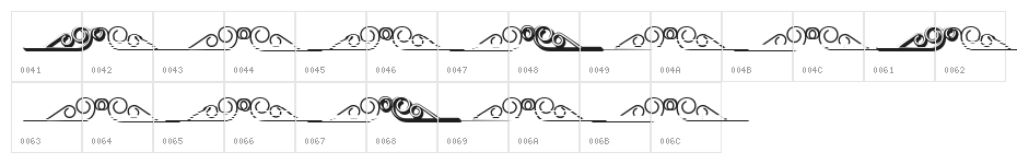 Element Medium Character Map