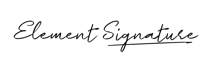 Element Signature_  لخطوط تنزيل
