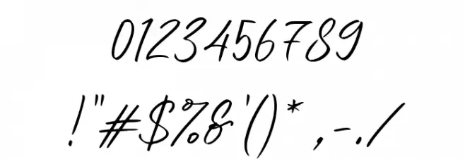 Element Signature_ Font OTHER CHARS