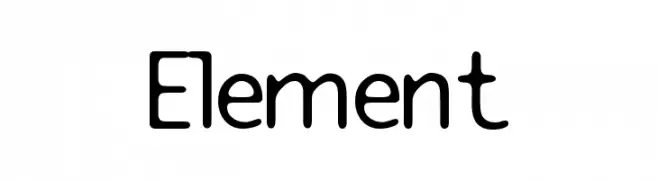 Element  Frei Schriftart Herunterladen