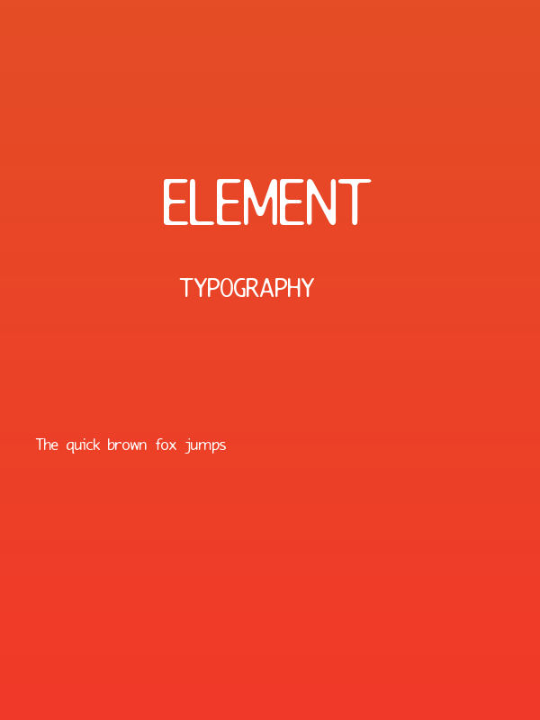 Element Poster