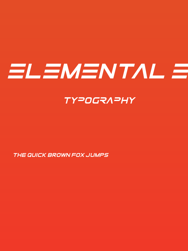 Elemental End Italic Poster