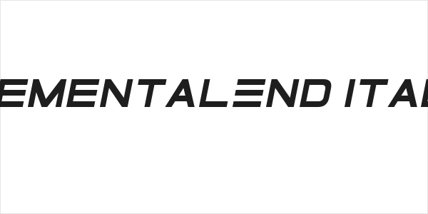 ElementalEnd Italic Logo