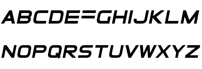 ElementalEnd Italic Font LOWERCASE