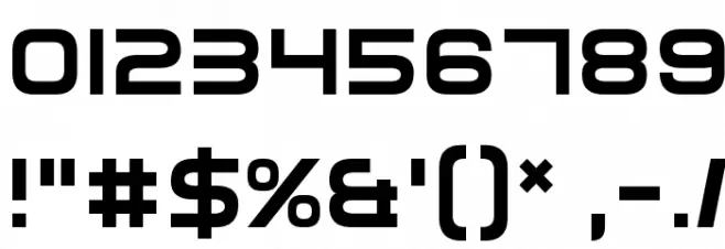 ElementalEnd Font OTHER CHARS