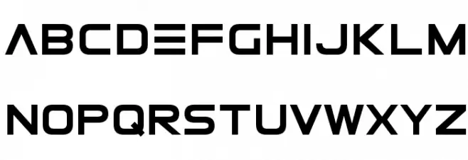 ElementalEnd Шрифта ВЕРХНИЙ